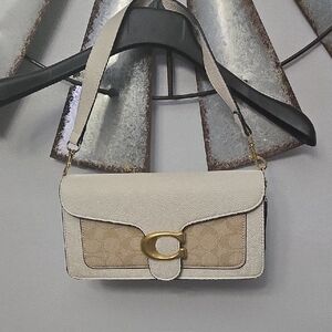 Inpired Ivory and Beige Shoulder Bag